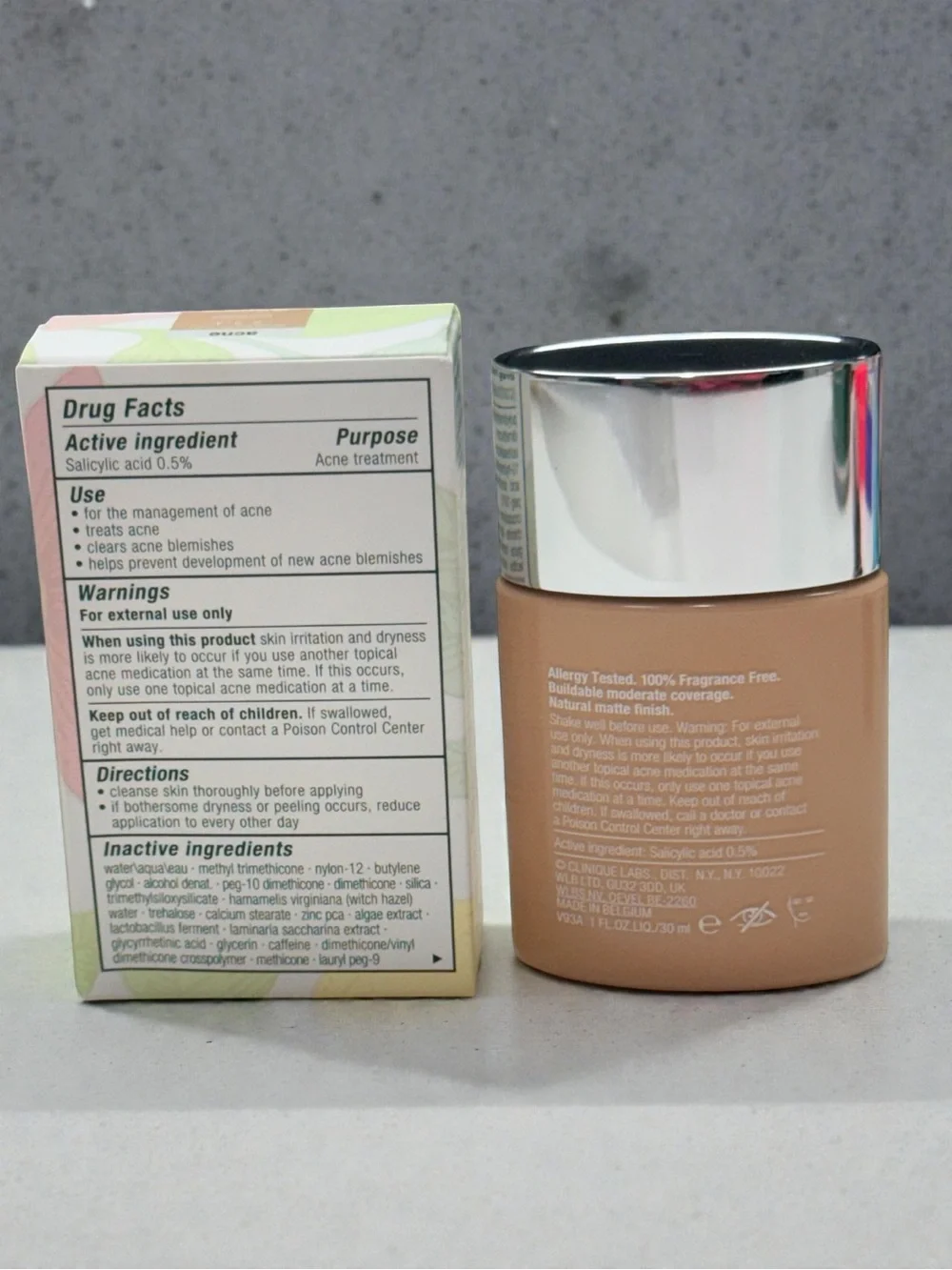 Clinique authentic acne